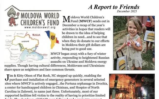 Report to Friends, December 2025